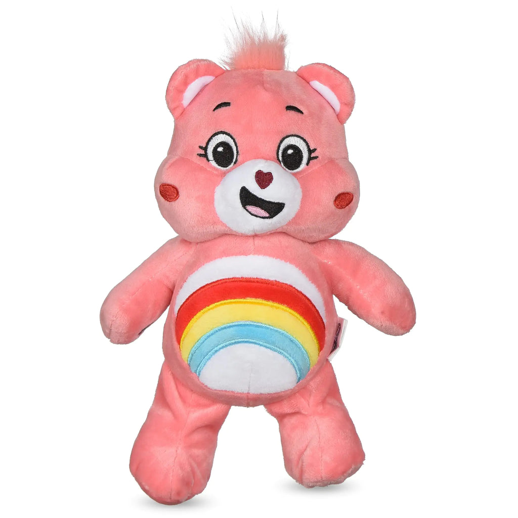 Care Bear for Pets Pet Plush Squeaky Toy Cheer Bear 9” with Squeaker Inside and Crinkle Ears | Cheer Bear for Dogs Squeaky Plush Toy | Collectible Dog Toys (FF19786)