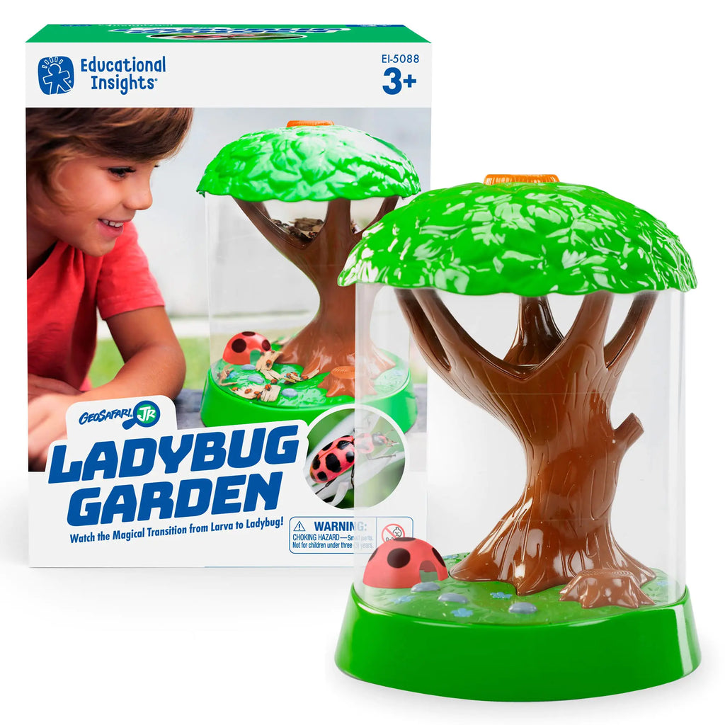 Educational Insights GeoSafari Jr. Ladybug Garden: Kids Outdoor Toys for Kids Ages 3+ Bug Catcher for Kids