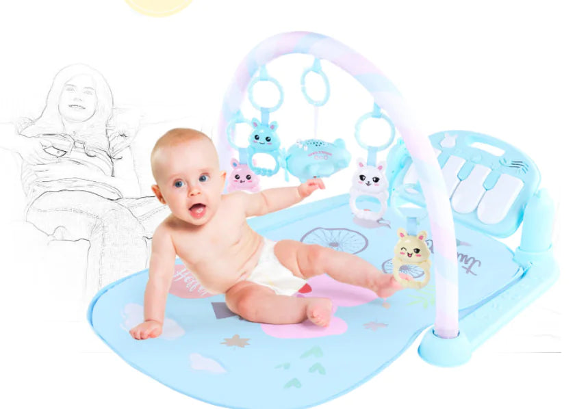 Baby Play Gym with Musical Piano for Early Learning