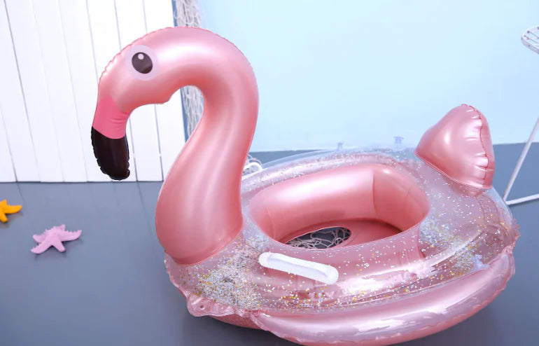 Thick Inflatable Baby Float with Safety Seat for Kids